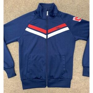 Boston Red Sox Nike Jacket Womens M Cooperstown Embroidered Spellout Full Zip Up